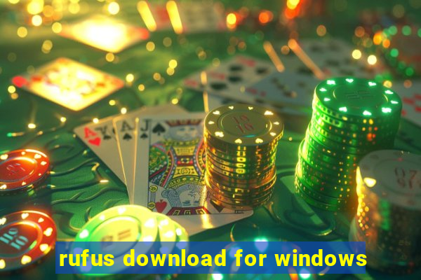 rufus download for windows